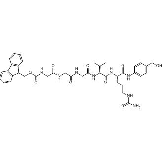 Fmoc-Gly3-Val-Cit-PAB Structure