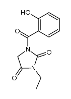 3-ethyl-1-(2-hydroxy-benzoyl)-imidazolidine-2,4-dione Structure