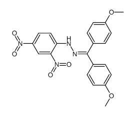 4,4'-dimethoxy-benzophenone-(2,4-dinitro-phenylhydrazone) Structure