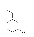 N-丙基-3-羟基哌啶结构式
