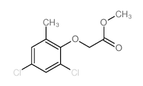 Acetic acid,2-(2,4-dichloro-6-methylphenoxy)-, methyl ester structure