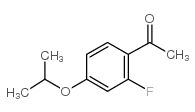 2'-FLUORO-4'-ISO-PROPYLOXYACETOPHENONE structure