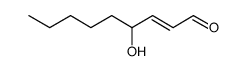 4-hydroxy-2-nonenal Structure