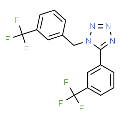 1-[3-(TRIFLUOROMETHYL)BENZYL]-5-[3-(TRIFLUOROMETHYL)PHENYL]-1H-1,2,3,4-TETRAAZOLE picture