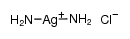 diamminesilver chlorid Structure