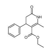 5-carboethoxy-6-methyl-4-phenyl-3,4-dihydropyridin-2-one结构式