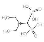 [diethylamino(phosphono)methyl]phosphonic acid Structure