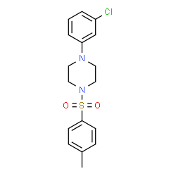 1-(3-chlorophenyl)-4-tosylpiperazine Structure