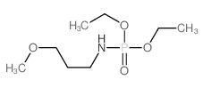 Phosphoramidic acid,(3-methoxypropyl)-, diethyl ester (8CI,9CI) Structure