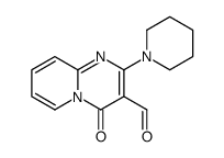 4-氧代-2-哌啶-1-基-4H-吡啶[1,2-A]嘧啶-3-苯甲醛结构式