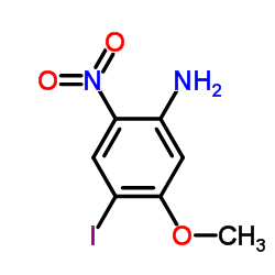 4-Iodo-5-Methoxy-2-nitro-phenylamine结构式