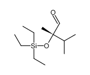 (2S)-2,3-dimethyl-2-triethylsilyloxybutanal结构式