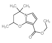 ethyl 2,2,4-trimethyl-5-oxa-1-azabicyclo[4.3.0]nona-6,8-diene-7-carboxylate Structure