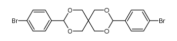 3,9-bis-(4-bromo-phenyl)-2,4,8,10-tetraoxa-spiro[5.5]undecane Structure