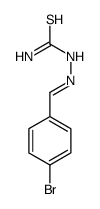 [(4-bromophenyl)methylideneamino]thiourea结构式