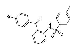 2-(4-bromobenzoyl)-1-(4-methylphenylsulfonamido)benzene Structure