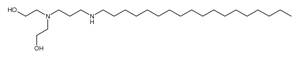 N,N-bis(2-hydroxyethyl)-N'-octadecyl-1,3-propanediamine Structure