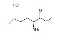 (S)-2-氨基己酸甲酯盐酸盐结构式