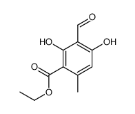 ethyl 3-formyl-2,4-dihydroxy-6-methylbenzoate Structure