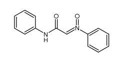 N-[(phenylcarbamoyl)methylene]aniline N-oxide结构式