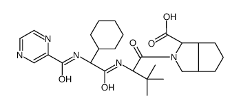 Des[N-[(1S)-1-[2-(cyclopropylamino)-2-oxoacetyl]butyl]carboxamido] 1-Carboxy Telaprevir Structure