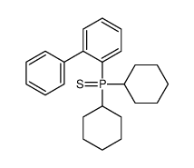 dicyclohexyl-(2-phenylphenyl)-sulfanylidene-λ5-phosphane结构式