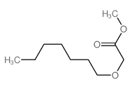 methyl 2-heptoxyacetate结构式