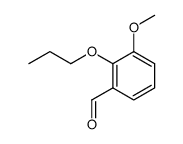 3-methoxy-2-propoxy-benzaldehyde结构式