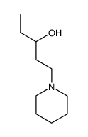 1-(piperidin-1-yl)pentan-3-ol结构式