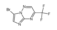 3-溴-7-三氟甲基咪唑并[1,2-b][1,2,4]三嗪结构式