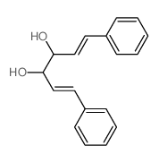 1,5-Hexadiene-3,4-diol,1,6-diphenyl- Structure