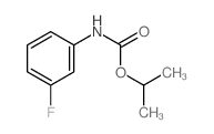 propan-2-yl N-(3-fluorophenyl)carbamate结构式