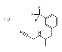 2-[1-[3-(trifluoromethyl)phenyl]propan-2-ylamino]acetonitrile,hydrochloride结构式