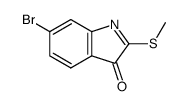 6-Bromo-2-(methylthio)-3H-indol-3-one Structure