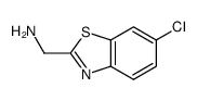 2-Benzothiazolemethanamine,6-chloro-(9CI)结构式