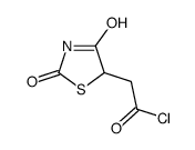 (2,4-Dioxo-1,3-thiazolidin-5-yl)acetyl chloride结构式