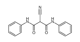 cyano-malonic acid-dianilide结构式