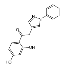 α-fluororesacetophenone Structure