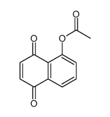 5-(acetyloxy)-1,4-Naphthalenedione Structure