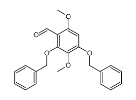 3,6-dimethoxy-2,4-bis(phenylmethoxy)benzaldehyde结构式
