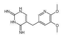 5-[(5,6-Dimethoxy-3-pyridinyl)methyl]pyrimidine-2,4-diamine Structure