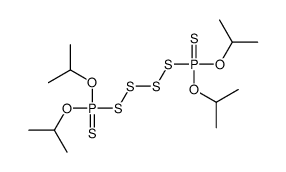 [di(propan-2-yloxy)phosphinothioyltetrasulfanyl]-di(propan-2-yloxy)-sulfanylidene-λ5-phosphane结构式