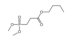 butyl 3-dimethoxyphosphorylpropanoate结构式