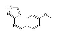1-(4-methoxyphenyl)-N-(1H-1,2,4-triazol-5-yl)methanimine Structure