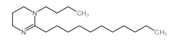 1-butyl-2-undecyl-5,6-dihydro-4H-pyrimidine结构式