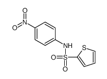 N-(4-nitrophenyl)thiophene-2-sulfonamide Structure