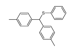 Di-p-tolyl-methyl-phenyl-sulfid结构式