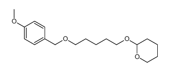 2-[5-[(4-methoxyphenyl)methoxy]pentoxy]oxane Structure