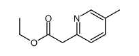 ethyl 2-(5-methylpyridin-2-yl)acetate structure