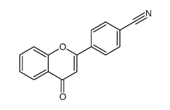 Benzonitrile, 4-(4-oxo-4H-1-benzopyran-2-yl)- (9CI)结构式
